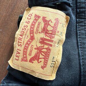 Levis Size 12 Black Pants - jeans